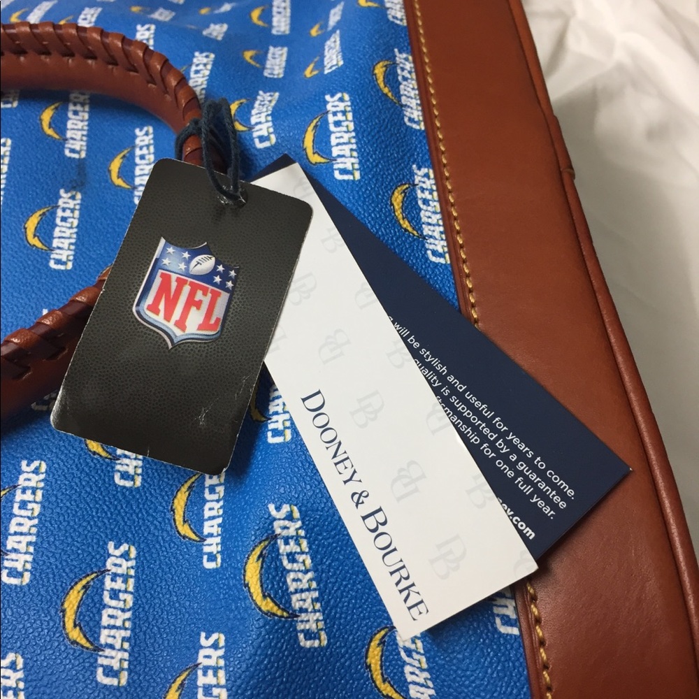 Large-Size Dooney and Burke Chargers Handbag/Purse